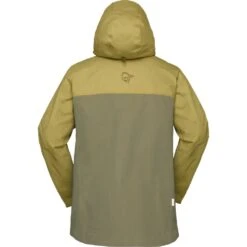 Norrona Svalbard Cotton Jas Heren - Olive Drab -Norrona 316877 01 d 656935