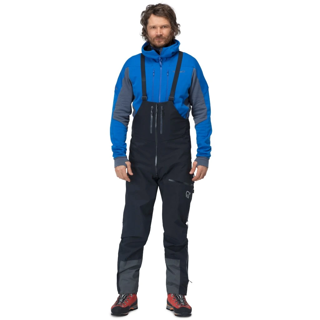 Norrona Trollveggen Gore-Tex Pro Bibs Tuinbroek Heren - Caviar 3 Norrona Trollveggen Gore-Tex Pro Bibs Tuinbroek Heren - Caviar - Afbeelding 3