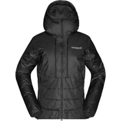 Norrona Trollveggen Primaloft100 Zip Hood Jas Dames - Caviar -Norrona 340900 00 d 722354