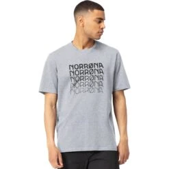 Norrona /29 Cotton Bolder T-Shirt Heren - Grey Melange
