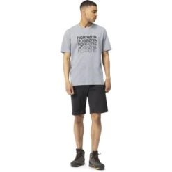 Norrona /29 Cotton Bolder T-Shirt Heren - Grey Melange -Norrona norrona 29 cotton bolder t shirt men grey melange 2 1465557