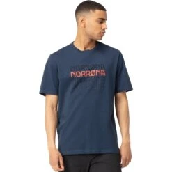 Norrona /29 Cotton Bolder T-Shirt Heren - Indigo Night