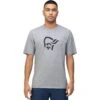 Norrona /29 Cotton Material Viking T-Shirt Heren - Grey Melange