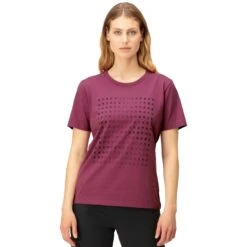 Norrona /29 Cotton Matrix T-Shirt Dames - Violet Quartz