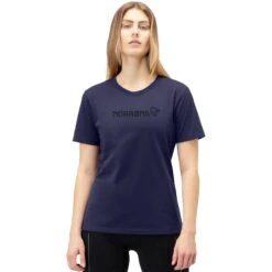 Norrona /29 Cotton Norrøna Viking T-Shirt Dames - Indigo Night