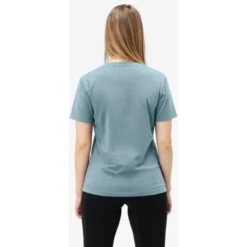 Norrona /29 Cotton Norrøna Viking T-Shirt Dames - Tourmaline -Norrona norrona 29 cotton norrona viking t shirt women tourmaline model 2 1151645