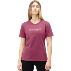 Norrona /29 Cotton Norrøna Viking T-Shirt Dames - Violet Quartz