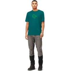 Norrona /29 Cotton Viking T-Shirt Heren - Everglade -Norrona norrona 29 cotton viking t shirt men everglade 4 1519300