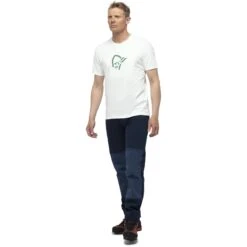 Norrona /29 Cotton Viking T-Shirt Heren - Pure White -Norrona norrona 29 cotton viking t shirt men pure white 2 1465756
