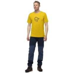 Norrona /29 Cotton Viking T-Shirt Heren - Sulphur -Norrona norrona 29 cotton viking t shirt men sulphur model 1 1400228
