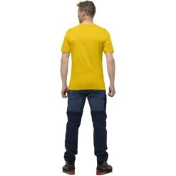 Norrona /29 Cotton Viking T-Shirt Heren - Sulphur -Norrona norrona 29 cotton viking t shirt men sulphur model 2 1400229