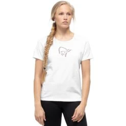 Norrona /29 Cotton Viking T-Shirt Dames - White