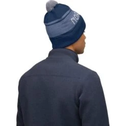 Norrona /29 Heavy MerinoUll Logo Beanie - Indigo Night Melange -Norrona norrona 29 heavy merinoull logo beanie indigo night melange 3 1519325