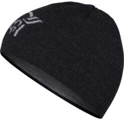 Norrona /29 Light MerinoUll Logo Beanie - Caviar Melange
