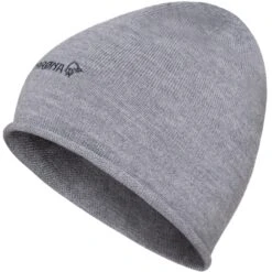Norrona /29 Light MerinoUll Roll Edge Beanie - Grey Melange