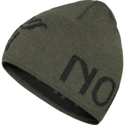 Norrona /29 MerinoUll Logo Beanie - Olive Night Melange