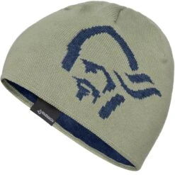Norrona /29 Mid Cotton Logo Beanie - Loden Green