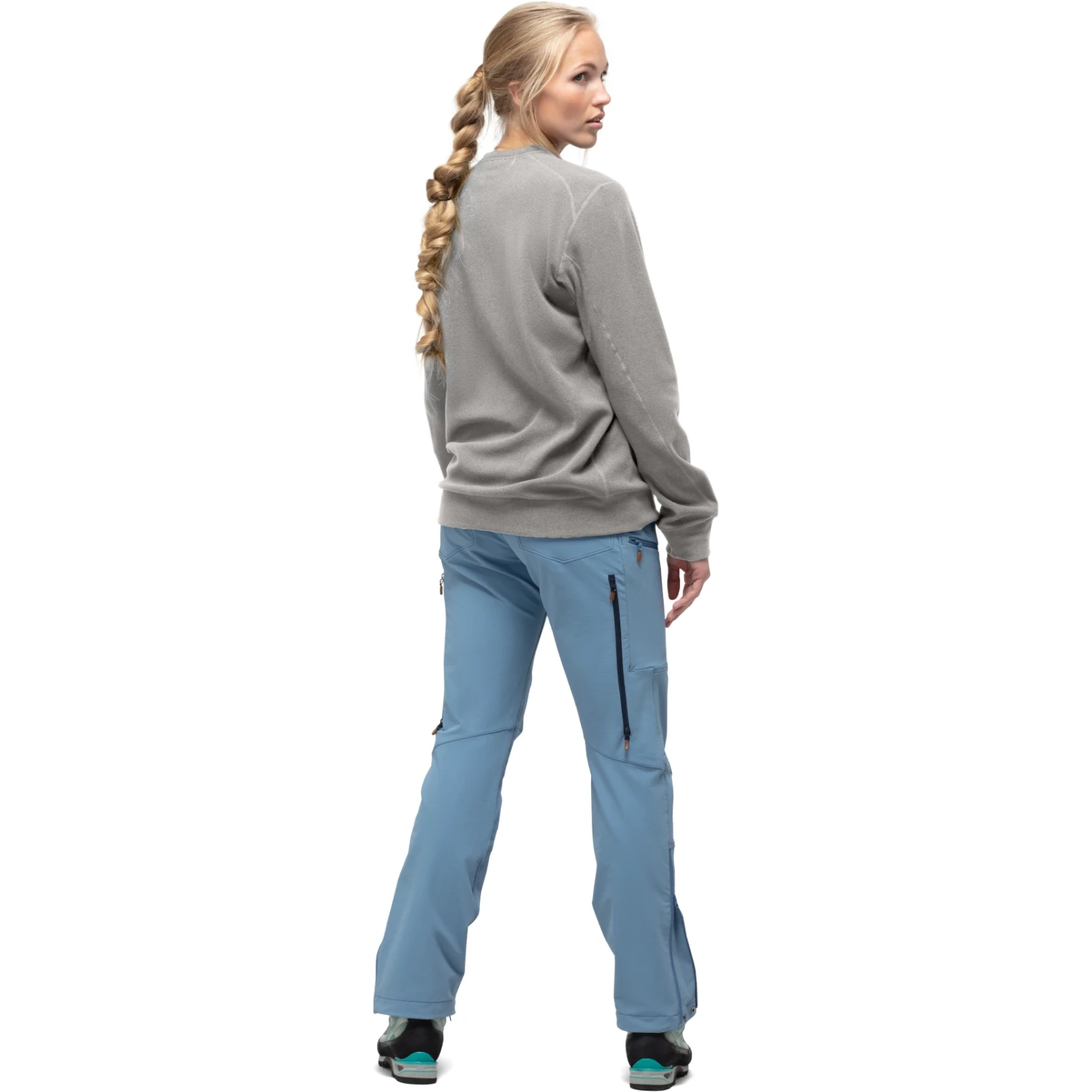 Norrona Crew Neck Sweatshirt Unisex - Drizzle Melange 7 Norrona Crew Neck Sweatshirt Unisex - Drizzle Melange - Afbeelding 7