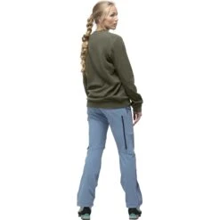 Norrona Crew Neck Sweatshirt Unisex - Olive Night -Norrona norrona crew neck unisex longsleeve olive night 6 1024884