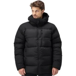Norrona Down750 Hood Donsjas Heren - Caviar