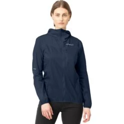 Norrona Falketind Aero60 Hood Jas Dames - Indigo Night