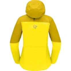 Norrona Falketind Aero60 Hood Jas Dames - Sulphur/Blazing Yellow -Norrona norrona falketind aero60 hood women sulphur blazing yellow 2 1341359