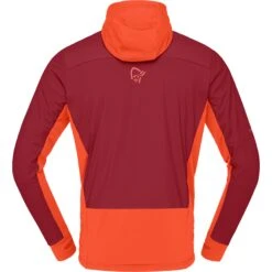 Norrona Falketind Alpha90 Insulated Zip Hood Jas Heren - Arednalin/Rhubarb -Norrona norrona falketind alpha90 insulated zip hood jacket men arednalin rhubarb 3 1517572