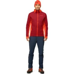 Norrona Falketind Alpha90 Insulated Zip Hood Jas Heren - Arednalin/Rhubarb -Norrona norrona falketind alpha90 insulated zip hood jacket men arednalin rhubarb 4 1517573