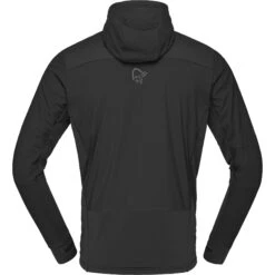 Norrona Falketind Alpha90 Insulated Zip Hood Jas Heren - Caviar -Norrona norrona falketind alpha90 insulated zip hood jacket men caviar 3 1517577