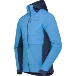 Norrona Falketind Alpha90 Insulated Zip Hood Jas Heren - Hawaiian Surf/Indigo Night -Norrona norrona falketind alpha90 insulated zip hood jacket men hawaiian surf indigo night 3 1517582