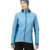 Norrona Falketind Alpha90 Insulated Zip Hood Jas Dames - Aquarius/Mykonos Blue