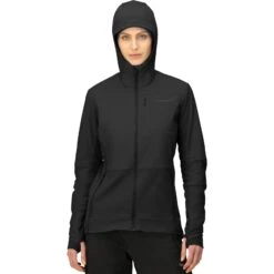 Norrona Falketind Alpha90 Insulated Zip Hood Jas Dames - Caviar