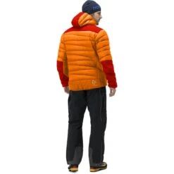 Norrona Falketind Down750 Hood Donsjas Heren - Orange Popsicle/Arednalin -Norrona norrona falketind down750 hood jacket men orange popsicle arednalin 4 1025070