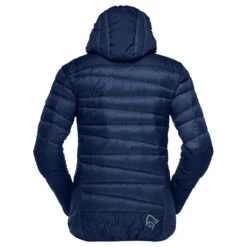 Norrona Falketind Down750 Hood Donsjas Dames - Indigo Night -Norrona norrona falketind down750 hood jacket w indigonight 2 860985