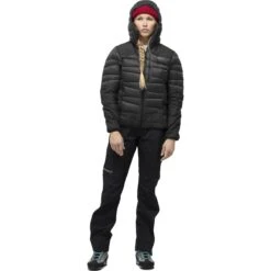 Norrona Falketind Down750 Hood Donsjas Dames - Caviar -Norrona norrona falketind down750 hood jacket women caviar 3 903000