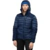 Norrona Falketind Down750 Hood Donsjas Dames - Indigo Night