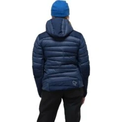 Norrona Falketind Down750 Hood Donsjas Dames - Indigo Night -Norrona norrona falketind down750 hood jacket women indigo night 2 1460753