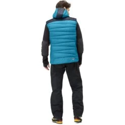 Norrona Falketind Down750 Donzen Bodywarmer Heren - Hawaiian Surf/Indigo Night -Norrona norrona falketind down750 vest men hawaiian surf indigo night 4 1025123