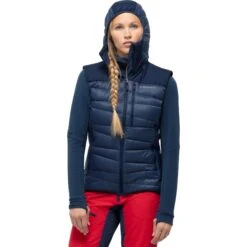 Norrona Falketind Down750 Donzen Bodywarmer Dames - Indigo Night