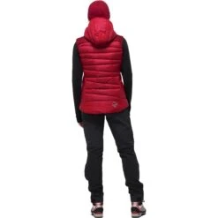 Norrona Falketind Down750 Donzen Bodywarmer Dames - True Red -Norrona norrona falketind down750 vest women true red 3 1460704
