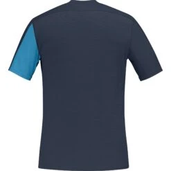 Norrona Falketind Equaliser Merino T-Shirt Heren - Hawaiian Surf/Indigo Night -Norrona norrona falketind equaliser merino t shirt men hawaiian surf indigo night 2 1123907