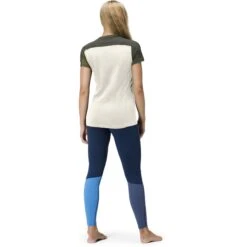 Norrona Falketind Equaliser Merino T-Shirt Dames - Olive Drab/Olive Night -Norrona norrona falketind equaliser merino t shirt women olive drab olive night 4 1253639