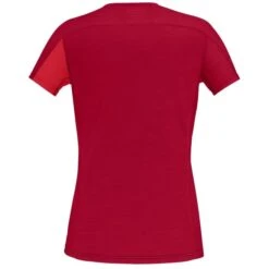 Norrona Falketind Equaliser Merino T-Shirt Dames - True Red/Jester Red -Norrona norrona falketind equaliser merino t shirt women true red jester red 2 1123971