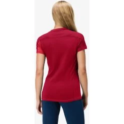 Norrona Falketind Equaliser Merino T-Shirt Dames - True Red/Jester Red -Norrona norrona falketind equaliser merino t shirt women true red jester red 4 1123973