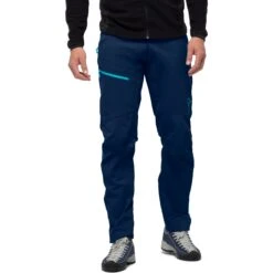 Norrona Falketind Flex1 Heavy Duty Broek Heren - Indigo Night/Hawaiian Surf