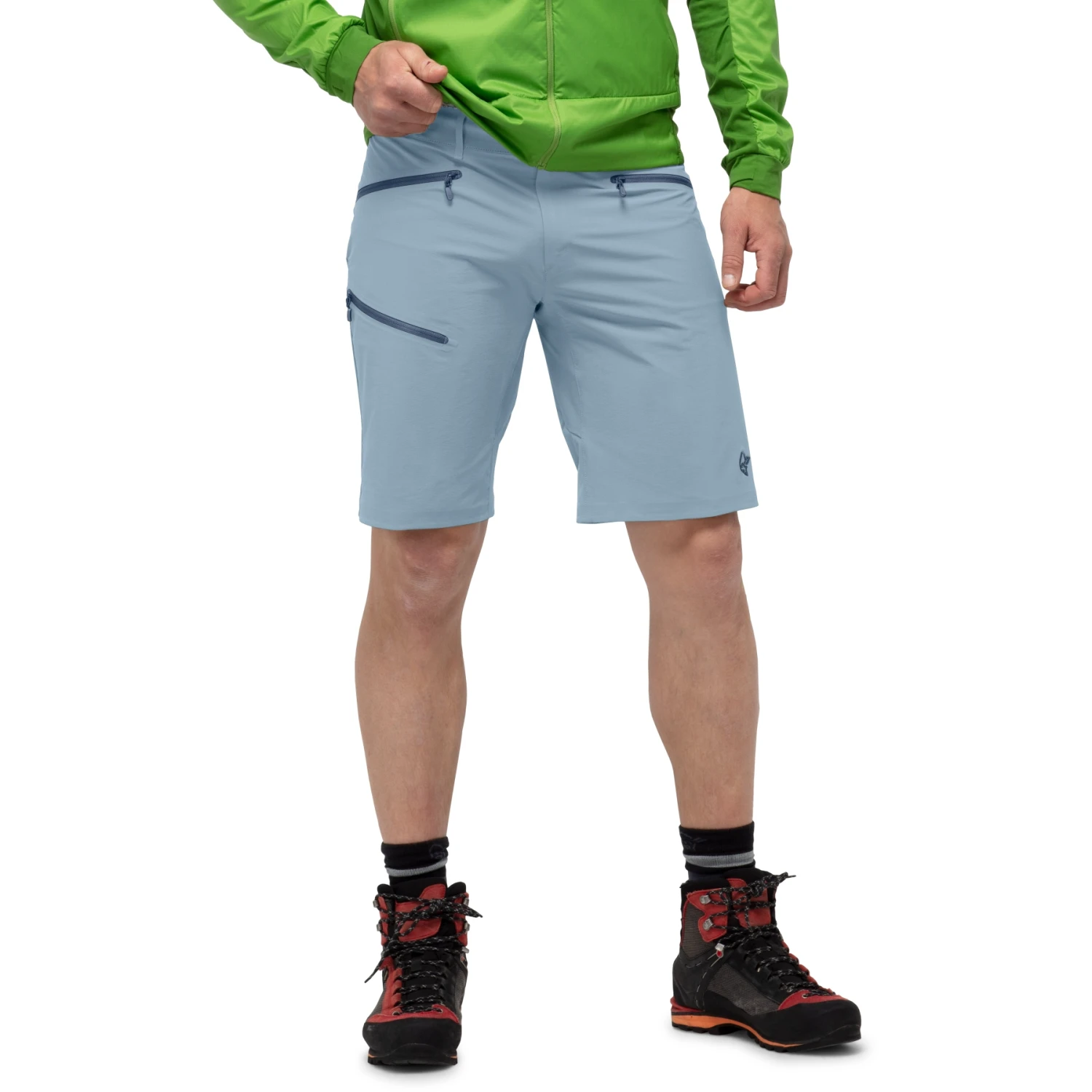 Norrona Falketind Flex1 Short Heren - Blue Fog 1 Norrona Falketind Flex1 Short Heren - Blue Fog