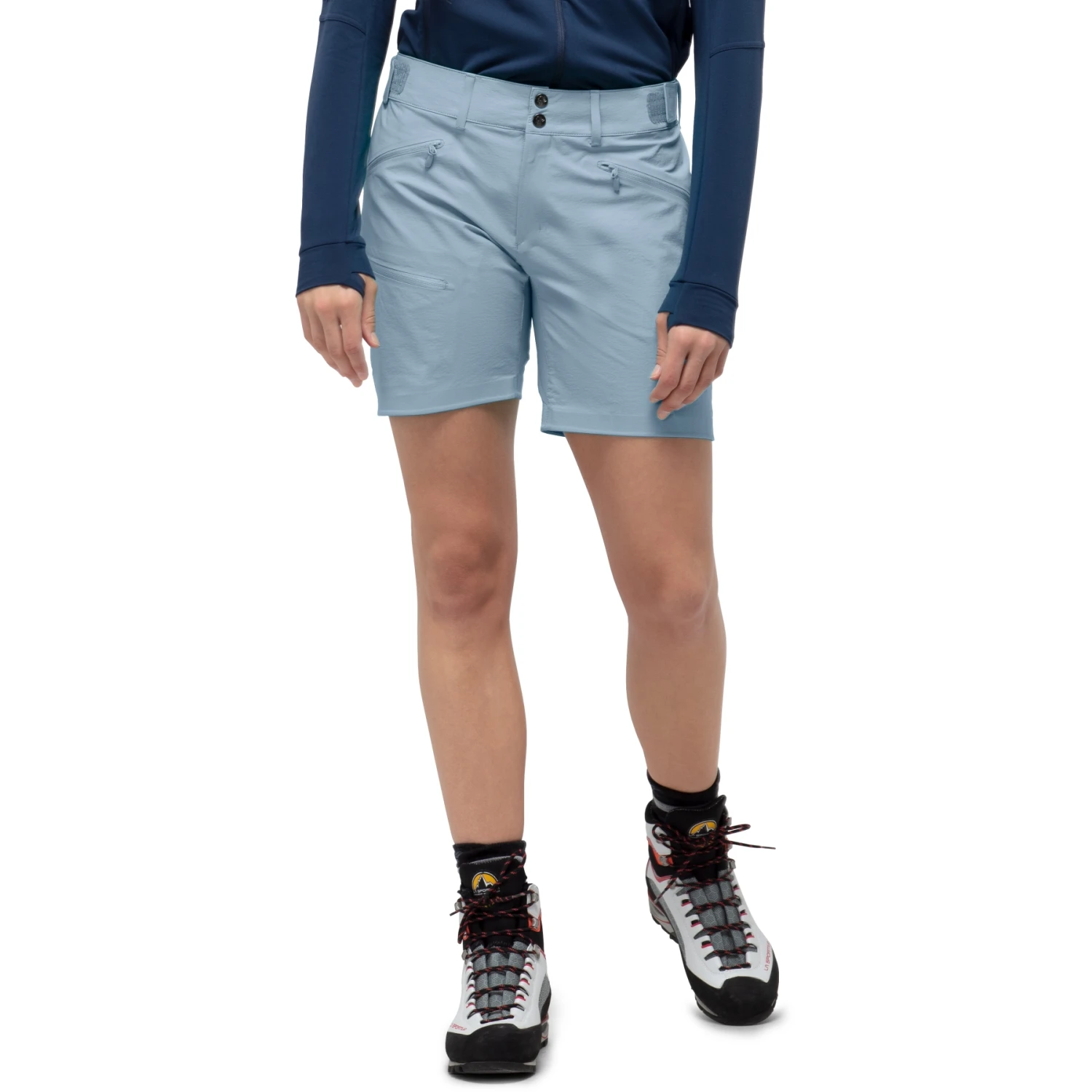 Norrona Falketind Flex1 Short Dames - Blue Fog 1 Norrona Falketind Flex1 Short Dames - Blue Fog