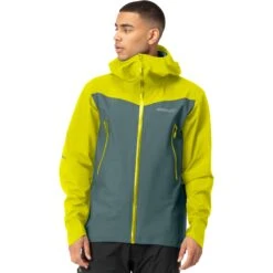 Norrona Falketind Gore-Tex Jas Heren - Sulphur Spring/North Atlantic