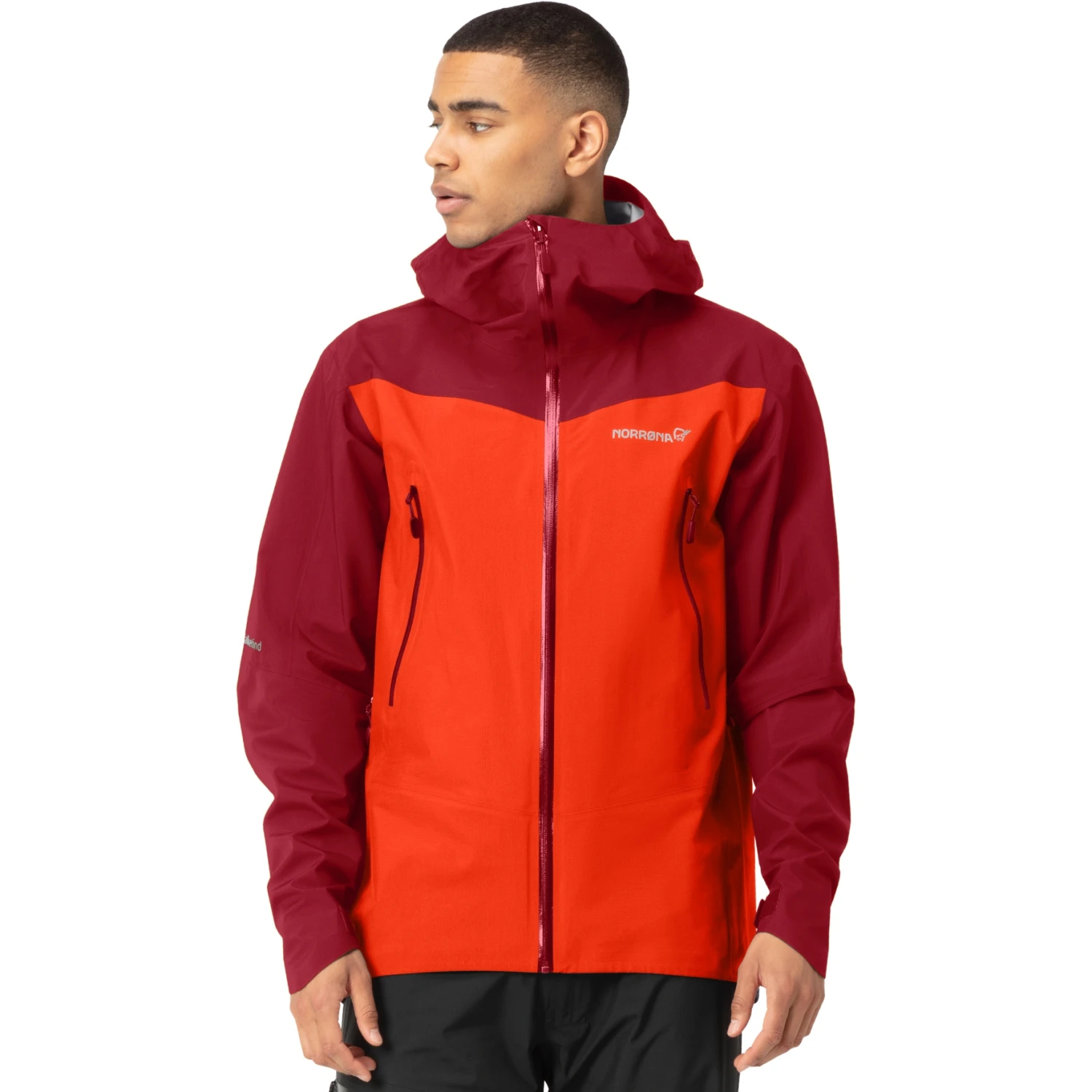 Norrona Falketind Gore-Tex Jas Heren - Arednalin/Rhubarb 1 Norrona Falketind Gore-Tex Jas Heren - Arednalin/Rhubarb