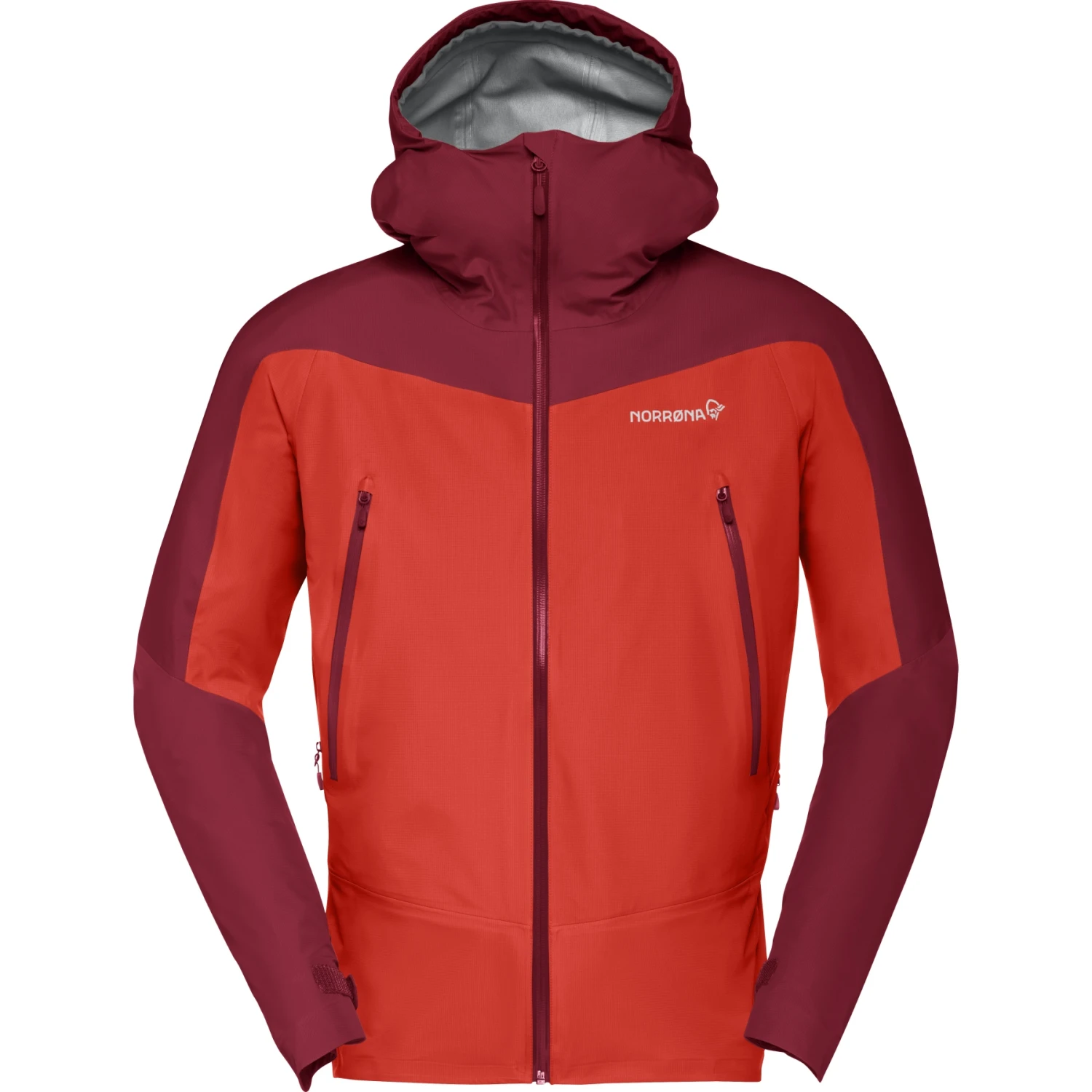 Norrona Falketind Gore-Tex Jas Heren - Arednalin/Rhubarb 2 Norrona Falketind Gore-Tex Jas Heren - Arednalin/Rhubarb - Afbeelding 2
